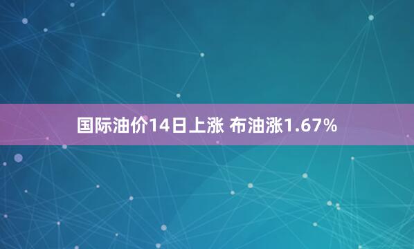 国际油价14日上涨 布油涨1.67%