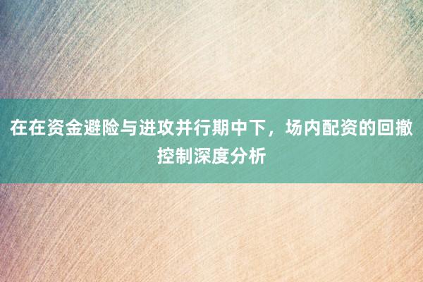在在资金避险与进攻并行期中下，场内配资的回撤控制深度分析