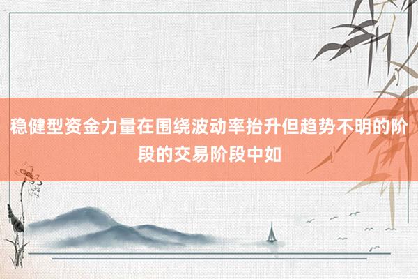 稳健型资金力量在围绕波动率抬升但趋势不明的阶段的交易阶段中如