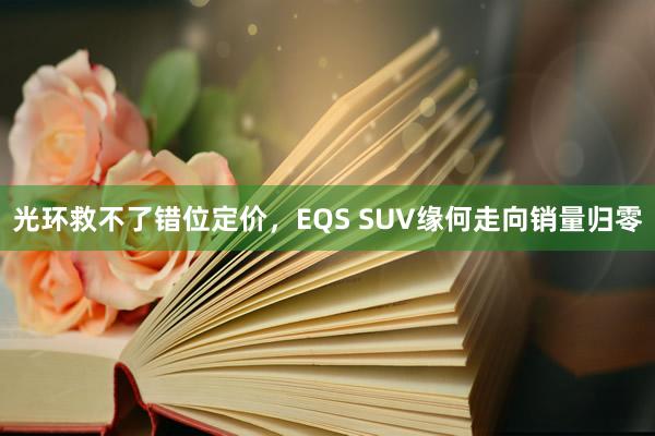 光环救不了错位定价，EQS SUV缘何走向销量归零