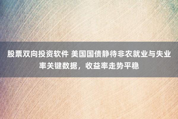 股票双向投资软件 美国国债静待非农就业与失业率关键数据，收益率走势平稳